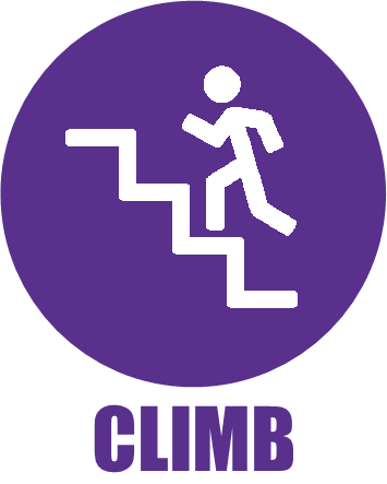 Climb Icon Button